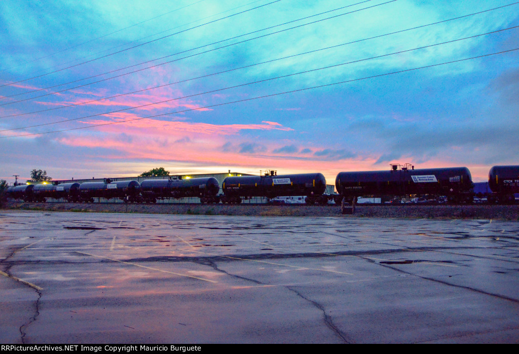 Tank cars in the yard